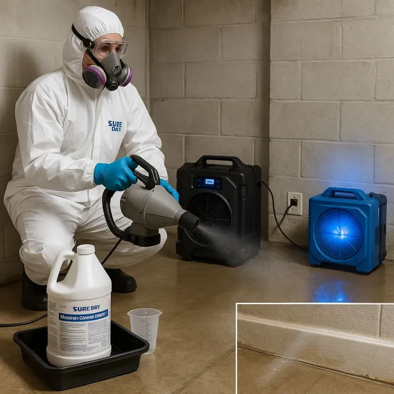 Sanitization and Odor Removal process in East Northport, NY